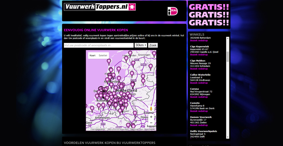 vuurwerktoppers